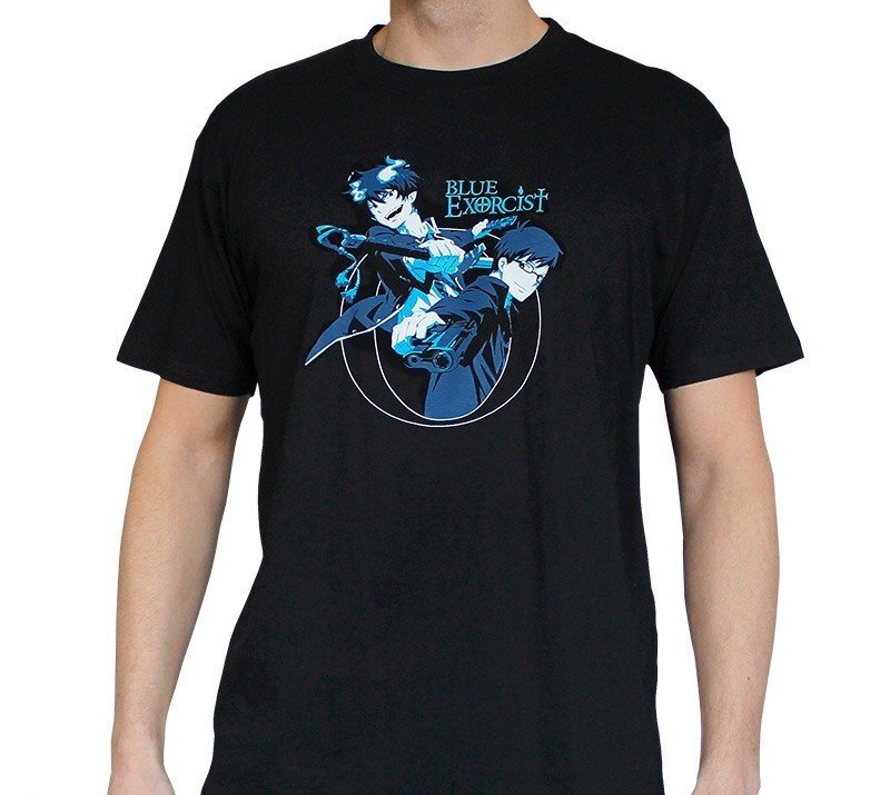 Visuel 1 : Tee Shirt - Rin et Yukio - Blue Exorcist - Homme - Noir - ABYstyle