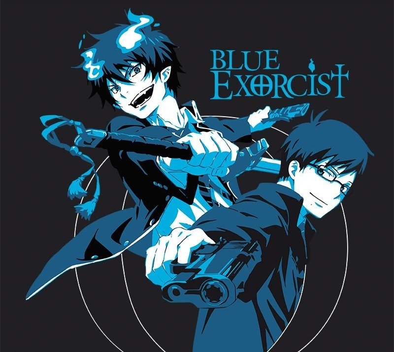 Visuel 2 : Tee Shirt - Rin et Yukio - Blue Exorcist - Homme - Noir - ABYstyle